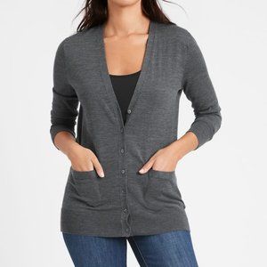 Banana Republic  - Merino Wool Cardigan - B/W - M